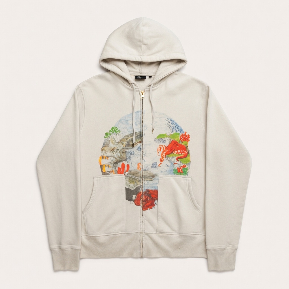 DKNY Jeans Light Gray Hoodie
